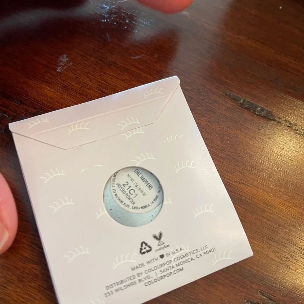 NWT Colourpop Eyeshadow Warm Neutral Matte Brown in Chic happens
